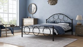 Легло Orpheus-140x190-Black-Με ποδαρικό