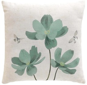 Декоративна възглавница със смес от лен 45x45 cm Palmiflore – douceur d'intérieur