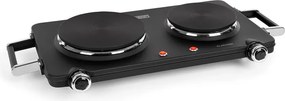 Klarstein Cookorama, двоен котлон, 1900 - 2250 W, 150/180 мм Ø, 5 нива, черен