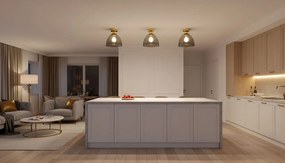 Плафон APP1302-1C Gold