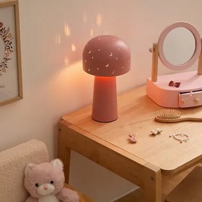 Детска нощна лампа atmosphera Mushroom - Розов