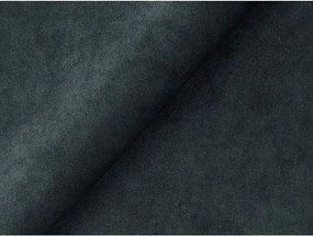 Син кадифен диван 255 cm Aloha – Makamii