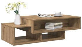 856671 vidaXL Кафе маса, дъб артизан, 105x55x32 см, инженерно дърво
