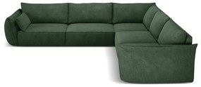 Тъмнозелен ъглов диван (променлив) Vanda - Mazzini Sofas