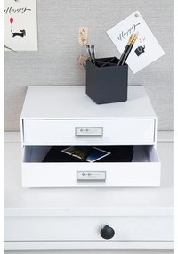Бяло двуетажно чекмедже за документи , 33 x 22,5 cm Birger - Bigso Box of Sweden