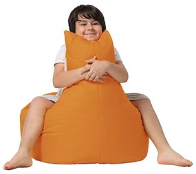 Оранжев детски чувал за сядане Baton - Floriane Garden
