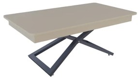 Разтегателна маса с повдигащ механизъм ВЕРОНА - плот МДФ мат 003, аметист грей