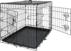 Транспортна клетка за куче, сгъваема, M - XXXL Dĺžka: 107 cm | Šírka: 70 cm