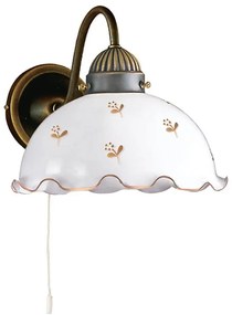 Kolarz 731.61.160 - Стенно осветително тяло NONNA 1xE27/75W/230V, с мотив цветя, розово злато