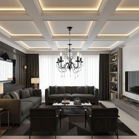 ЛАМПА EBT010-5CP BLACK