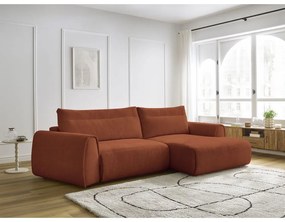 Оранжев ъглов диван Aden – Bobochic Paris