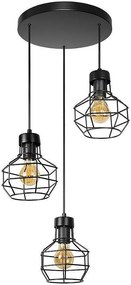 Пендел ТЕРМА, черен, 3xE27