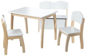 Бяла детска пейка – Roba