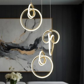 Висяща LED лампа G072-3CPR Gold
