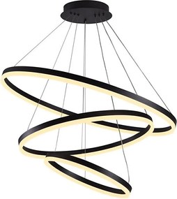 Brilagi -LED димируем полилей на кабел CIRCLE LED/125W/230V 3000-6500K черен+дистанционно управление