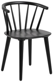 Черен трапезен стол Ida – Actona