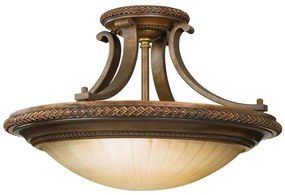 Feiss FE-KELHAM-HALL-SF - Полилей за повърхностен монтаж KELHAM HALL 2xE27/60W/230V