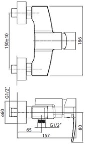 Кран за душ KLS SEATTLE