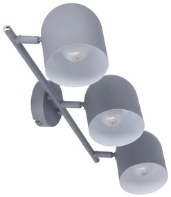 Светлосиньо осветително тялоо за таван с метален абажур 55x10 cm Azuro – Candellux Lighting