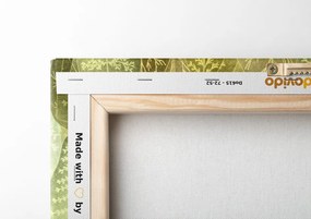 Картина на платно – Зелени асиметрични дървета