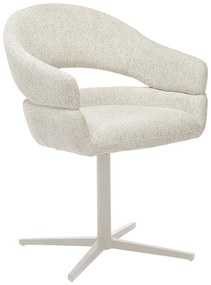 Кремави тапицирани трапезни столове в комплект с подлакътници 2 бр. Dover – House Nordic