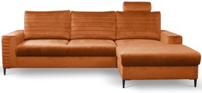 Ъглов диван Consuegra-Oранжево