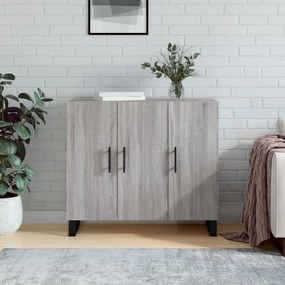 Sonata H Сайдборд, Сив сонома, 90x34x80 см, инженерно дърво