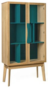 Тюркоазено синя витрина Avon - Woodman