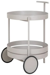 Метална маса за сервиране на колелца 40x49,5 cm Beja – House Nordic