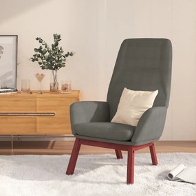 341383 vidaXL Релакс стол, светлосив, текстил