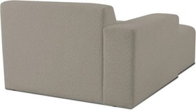 Светлокафяв модулен диван от букле (ляв ъгъл) Roxy – Scandic