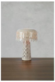 Сиво-бежова настолна лампа с метален абажур (височина 38 cm) Verbera – Markslöjd