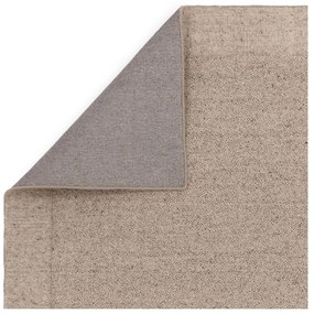 Бежов ръчно изработен вълнен килим 120x170 cm Larson – Asiatic Carpets