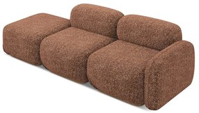 Оранжев/кафяв модулна лежанка (десен ъгъл) Ailani – Makamii