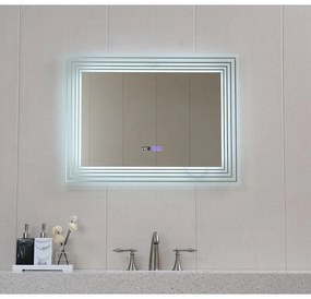 LED огледало за баня с нагревател, 80x60см, Inter Ceramic, ICL 1816