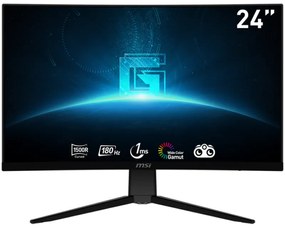 MSI G2422C Curved Gaming Monitor, 24" 180Hz, FHD (1920x1080) 16:9, VA Anti-glare, 1500R curve, 1ms, 250nits, 3000:1, 178°/178°, Adaptive Sync, Adjustable Stand, 1x DP, 2x HDMI, 1xEarphone out, 3Y Warranty