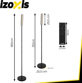 LED подова лампа Izoxis 180 см - модерна стояща лампа за интериора