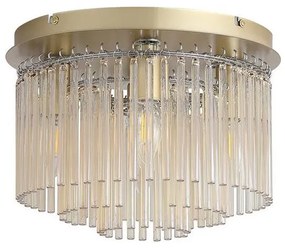 Searchlight 55620-320CP-Плафон SWIZZLE 5xE14/60W/230V Ø 32 см златист