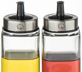 Оливерник Luigi Ferrero Rome FR-7904R, 270 мл, 5 части, Стъкло, Неръждаема стомана, Прозрачен/инокс