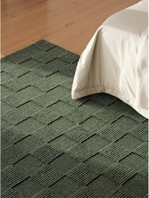 Тъмнозелен ръчно изработен вълнен килим 120x170 cm Scala – Villeroy&amp;Boch