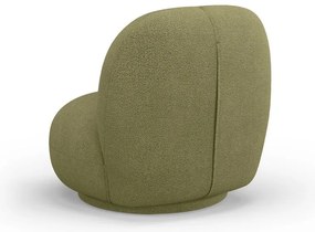 Зелено кресло от плат букле Chuck – Micadoni Home