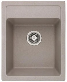 Кухненска мивка ICGS 4050SAND, гранит, със сифон, 50x40см