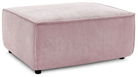 Светлорозова табуретка от велур Nihad - Bobochic Paris