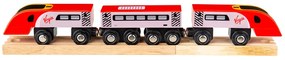Bigjigs - Дървено влакче с релси - Пендолино
