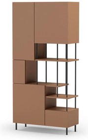 Библиотека в тухлен цвят 84x175 cm Perla – Marckeric