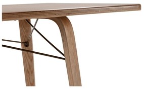 Трапезна маса с дъбов плот 90x180 cm Lujan – MOME