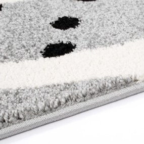 Сив детски килим за игра Малко зайче Ширина: 80 см | Дължина: 150 см