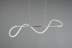 Метално LED затъмняващо се висящо осветително тяло в сребрист цвят Argos – Reality