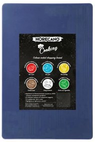 Полиетиленова дъска за рязане на риба и морски дарове синя 45х30х2,5см (HC-931126)