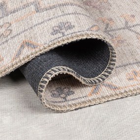 Кремав килим подходящ за пране 152x230 cm Teo Traditional – Flair Rugs